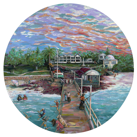 Isle of wight Print (Canvas Only)